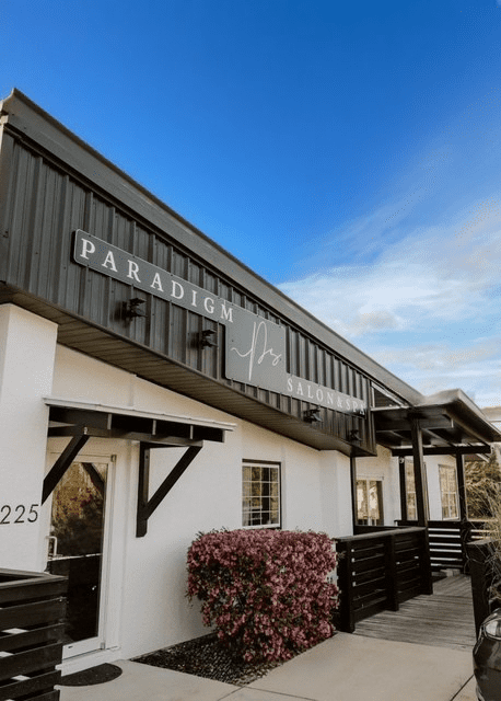 Exterior of Paradigm Salon & Spa